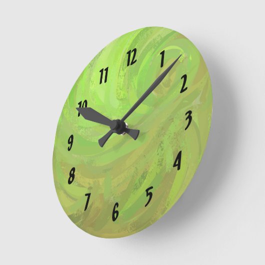 Horloge Ronde Kiwi Bash (Angle)