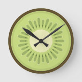 Horloge Ronde Kiwi Fruit Slice (Recto)