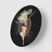 Horloge Ronde Klimt-Inspired Surreal Collage (Angle)