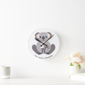 Horloge Ronde KOALA - Amoureux des animaux - animal en voie de d (Maison)