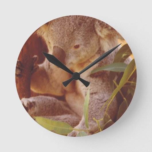 Horloge Ronde Koala Bear Love (Recto)