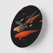 Horloge Ronde Koi Carp (Angle)
