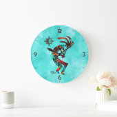 Horloge ronde Kokopelli (Maison)