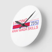 Horloge Ronde Krav Maga (Angle)