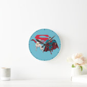Horloge Ronde Krypto et Superman (Maison)