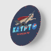 Horloge Ronde Krypto Le Super Chien (Angle)