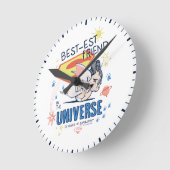 Horloge Ronde Krypto & Superman : Meilleur ami de l'Univers (Angle)