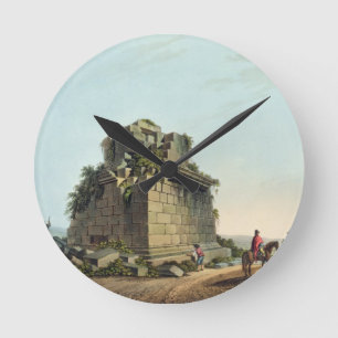 Horloge Ronde La base d'une colonne colossale près de Syracuse,