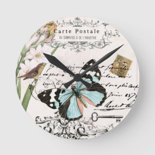 Horloge Ronde La beauté de la nature vintage...horloge murale