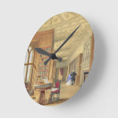 Horloge Ronde La bibliothèque, château de Windsor, 1838 (litho (Angle)