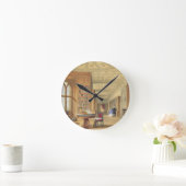 Horloge Ronde La bibliothèque, château de Windsor, 1838 (litho (Maison)