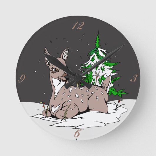 Horloge Ronde La biche - (Recto)