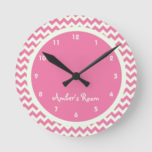 Horloge Ronde La chambre à coucher personnalisée pour enfant Che (Recto)