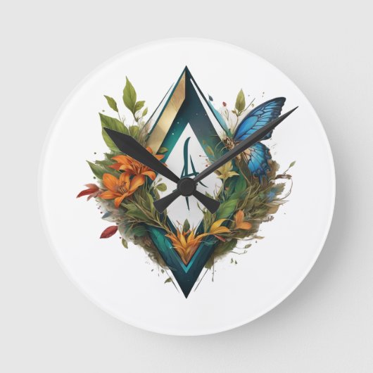 Horloge Ronde la chanson forestière-2 (Recto)