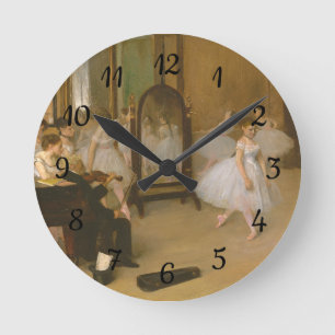Horloge Ronde La classe de danse (1870) Edgar Degas