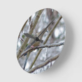 Horloge Ronde La colombe en deuil (Angle)