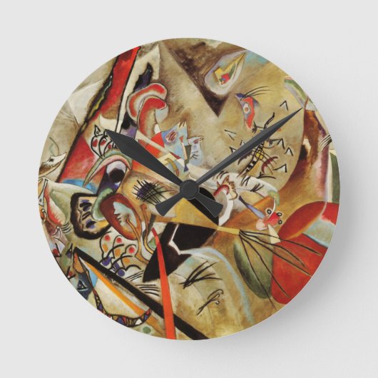 Horloge Ronde La composition abstraite de Kandinsky (Recto)