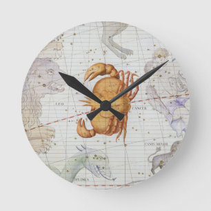 Horloge Ronde La constellation de Cancer, plaquent 4 du 'atlas