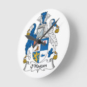 Horloge Ronde La crête de la famille O'Hagan (Angle)