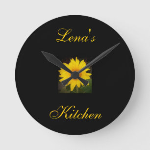Horloge Ronde La cuisine de Horloge-Lena personnalisé de