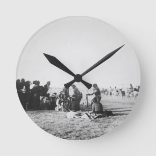 Horloge Ronde La danse de fantôme, le Dakota du Sud, 1890 (phot