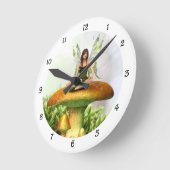 Horloge Ronde La fée des tabourets (Angle)