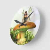 Horloge Ronde La fée des tabourets (Angle)