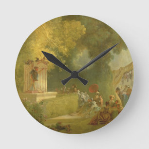 Horloge Ronde La fête au Saint-Nuage, coordonnée du spectacle