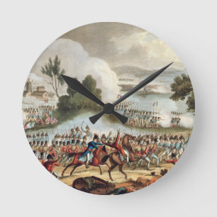 Horloge Ronde La gauche de l'armée britannique dans l'action au