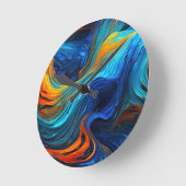 Horloge Ronde La Lave Océanique "Tempestial" (Angle)