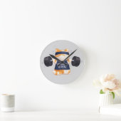 Horloge Ronde La lutte est réelle (Maison)