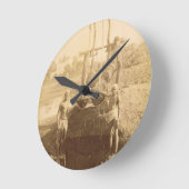 Horloge Ronde La Machine d'irrigation égyptienne (Angle)