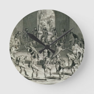 Horloge Ronde La manière dont les prêtres des Caraïbes