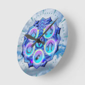 Horloge Ronde La menace de Chakra (Angle)