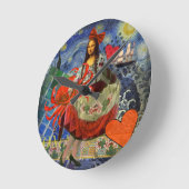 Horloge Ronde La Mona Lisa (Angle)