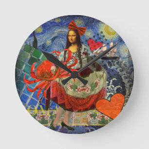 Horloge Ronde La Mona Lisa