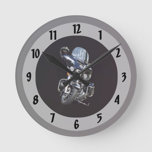 Horloge Ronde La moto de Sheriff (Recto)