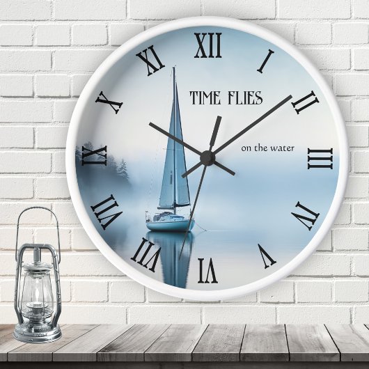 Horloge Ronde La paix nautique