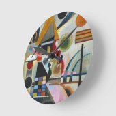 Horloge Ronde La peinture Abstraite de Kandinsky (Angle)