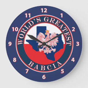 Horloge Ronde La plus grande Babcie du monde