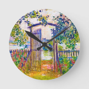 Horloge Ronde La porte de jardin chez Vetheuil Claude Monet