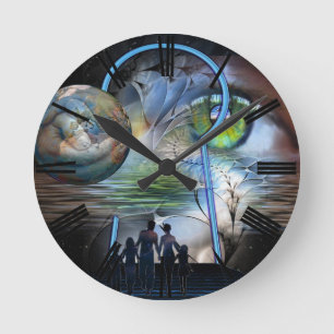 Horloge Ronde La réalité change