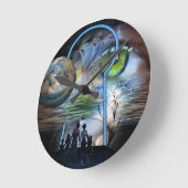 Horloge Ronde La réalité change (Angle)