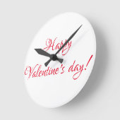 Horloge Ronde la Saint-Valentin (Angle)