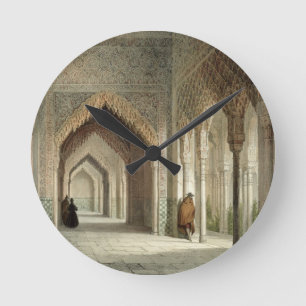 Horloge Ronde La salle de cour d'Alhambra, Grenade, 1853 (allum