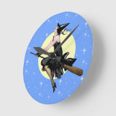 Horloge Ronde La sorcière moderne (Angle)