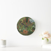 Horloge Ronde La stapélie portante, gravée par Stadler, (Maison)