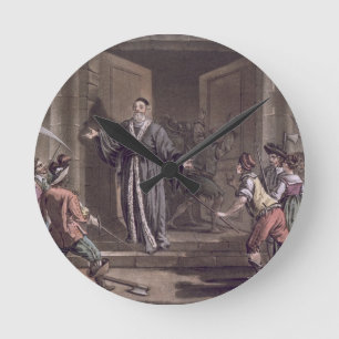 Horloge Ronde La taupe de Mathieu (1584-1656) a harangué par les