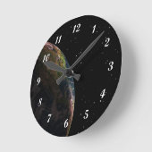 Horloge Ronde La terre de l'espace (Angle)