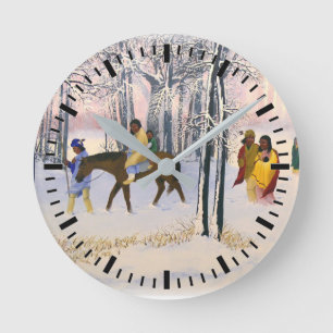 Horloge Ronde La traînée des larmes que la copie "matin déchi